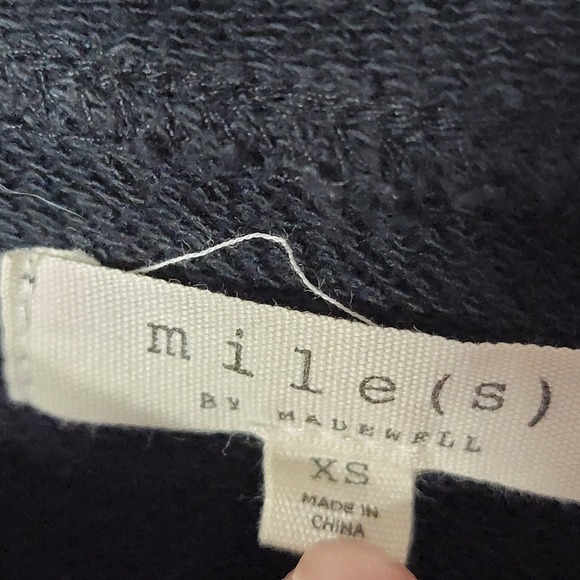 miles by madewell starry night 3/4 sleeve sweatshirt - Picture 4 of 5